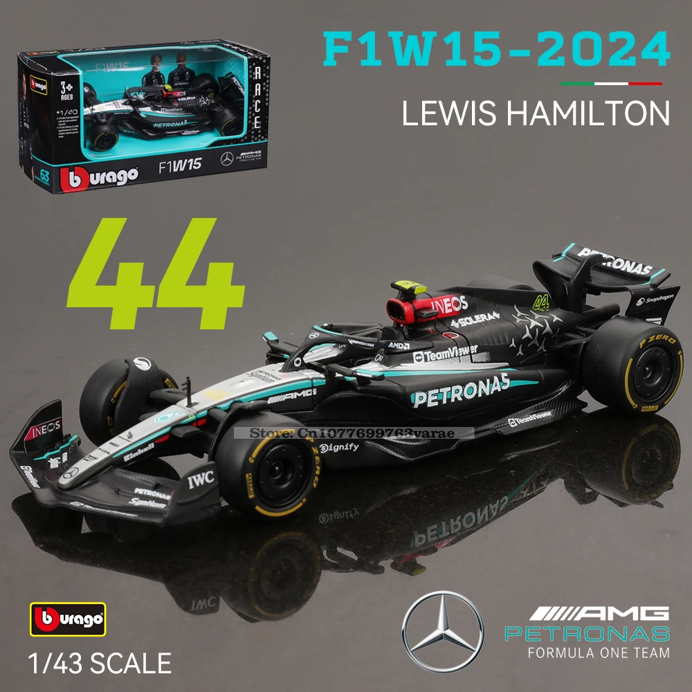 Bburago 1:43 Mercedes-AMG Petronas F1 Equipe W15 2024 # 44