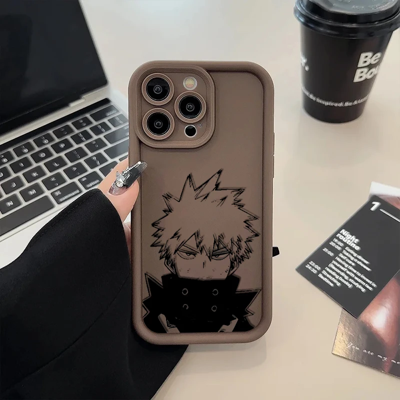 thumbnail image 1 of Cool My Heroes Academia Anime para iPhone 15 14 13 12 11 Pro Max XS Max X XR 7 8 Plus 6S Eye Ladder Phone Case, 1 of 5