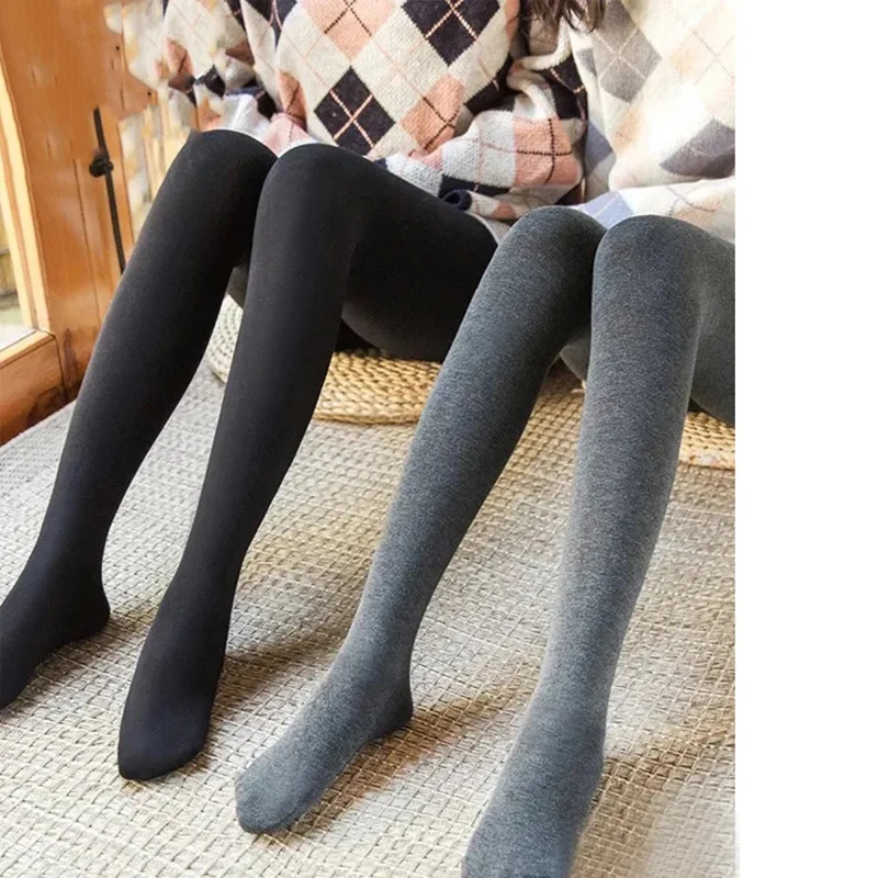

Winter Women Thicken Warm Leggings Thick Velvet Fleece Pants High Waist Female Thermal Leggins Cold Resistant Pants