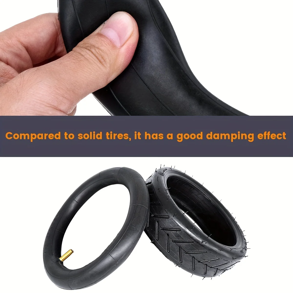 Outer Tire and Inner Tube 8.5" for Xiaomi M365 Pro 2 Mi 1S Electric Scooter Front Rear Wheel Replacement Inflatable Rubber Tires