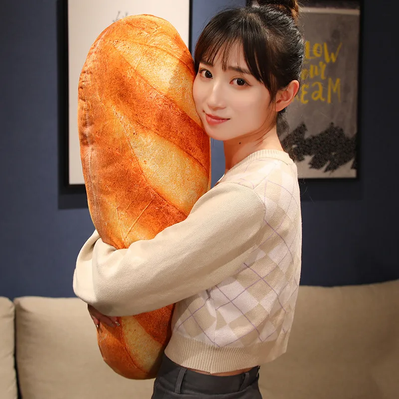 Plush Toys French Bread Plush Pillow 20-100cm 1pc