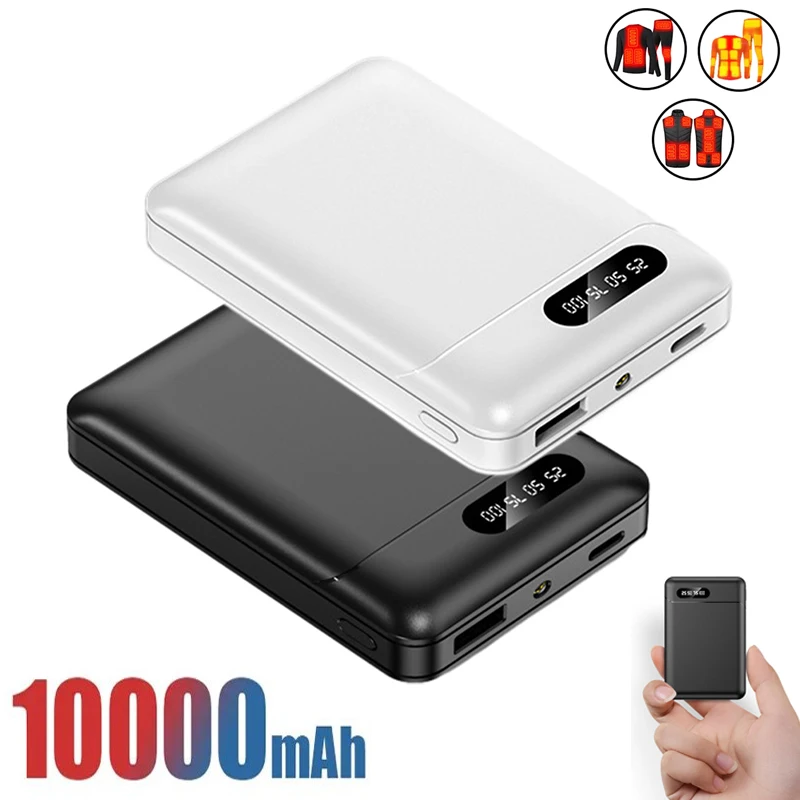 

1 шт., мини-внешний аккумулятор 10000 мАч, 5 В/а, USB-порт