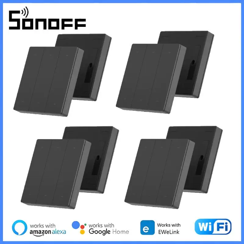 

Смарт-переключатель SONOFF R5 SwitchMan, 6-кнопочный, Wi-Fi, на батарейках