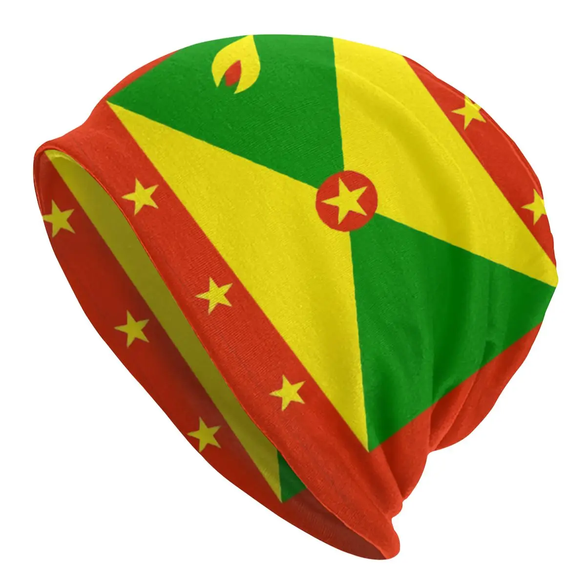 

Unisex Bonnet Winter Warm Knitted Hat Men Women Grenada Flag Hip Hop Beanies Caps Adult Beanie Hats Outdoor Ski Cap