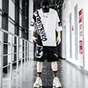 Men's casual Shorts Set alphabet print T-shirt two piece set summer high street hip hop casual wear 4