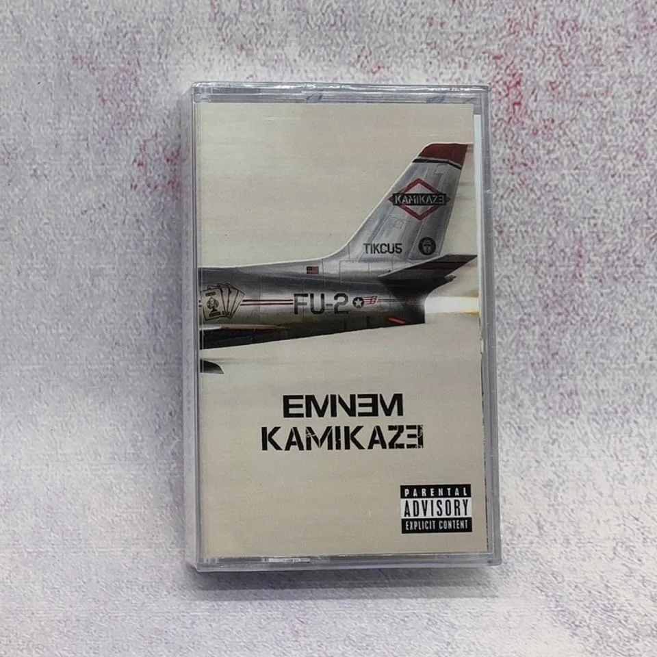 Classic Eminem Music Tape Kamikaze Album Cassette Cosplay Soundtracks Box Recorder Car Walkman Tape Party Music Collection Gift