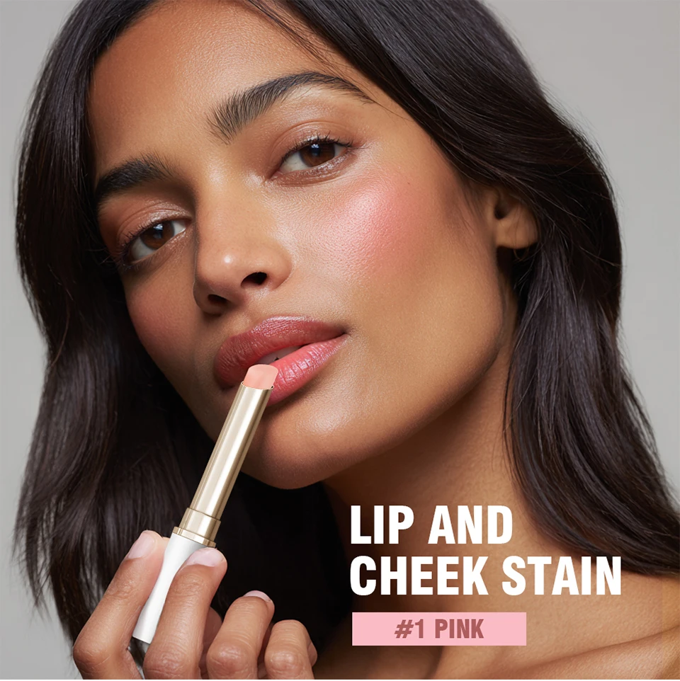 Description Picture 2 of itemLip And Cheek Stain PH-Activated Formula Delivers Long-Lasting Natural Color Change Hydrating Botanical Oils Lips Care