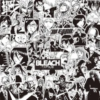 10/30/75pcs Cool Anime BLEACH Cartoon Stickers Black White Decals Kid Toy DIY Suitcase Luggage Scrapbook Kurosaki Ichigo Sticker 1