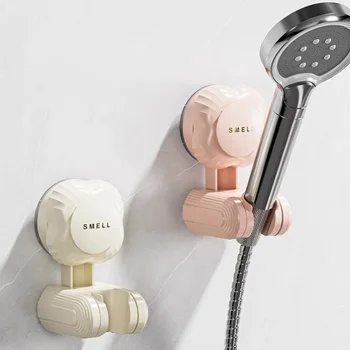 ที่ยึดหัวฝักบัวแบบปรับได้ ที่ยึดหัวฝักบัวแบบไม่ต้องเจาะผนัง ที่ยึดหัวฝักบัวแบบติดผนังในห้องน้ำ ที่ยึดหัวฝักบัวแบบสุญญากาศ 1