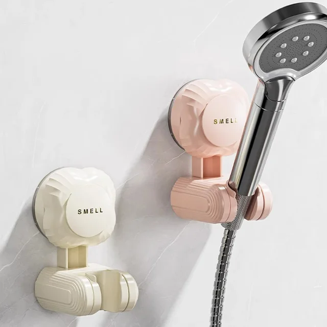 ที่ยึดหัวฝักบัวแบบปรับได้ ที่ยึดหัวฝักบัวแบบไม่ต้องเจาะผนัง ที่ยึดหัวฝักบัวแบบติดผนังในห้องน้ำ ที่ยึดหัวฝักบัวแบบสุญญากาศ 1