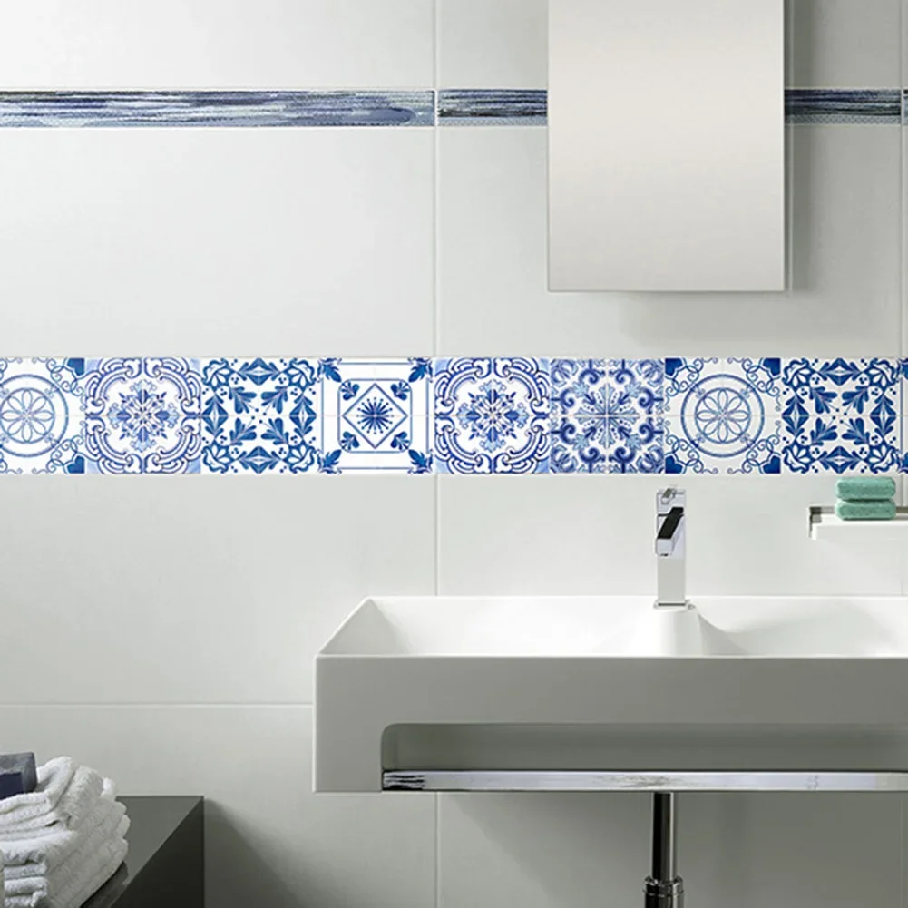 Waterproof Baseboard Skirting Line Wall Stickers Home Kitchen Bathroom Bedroom Living Room Self-Adhesive Waist Line Decals Decor