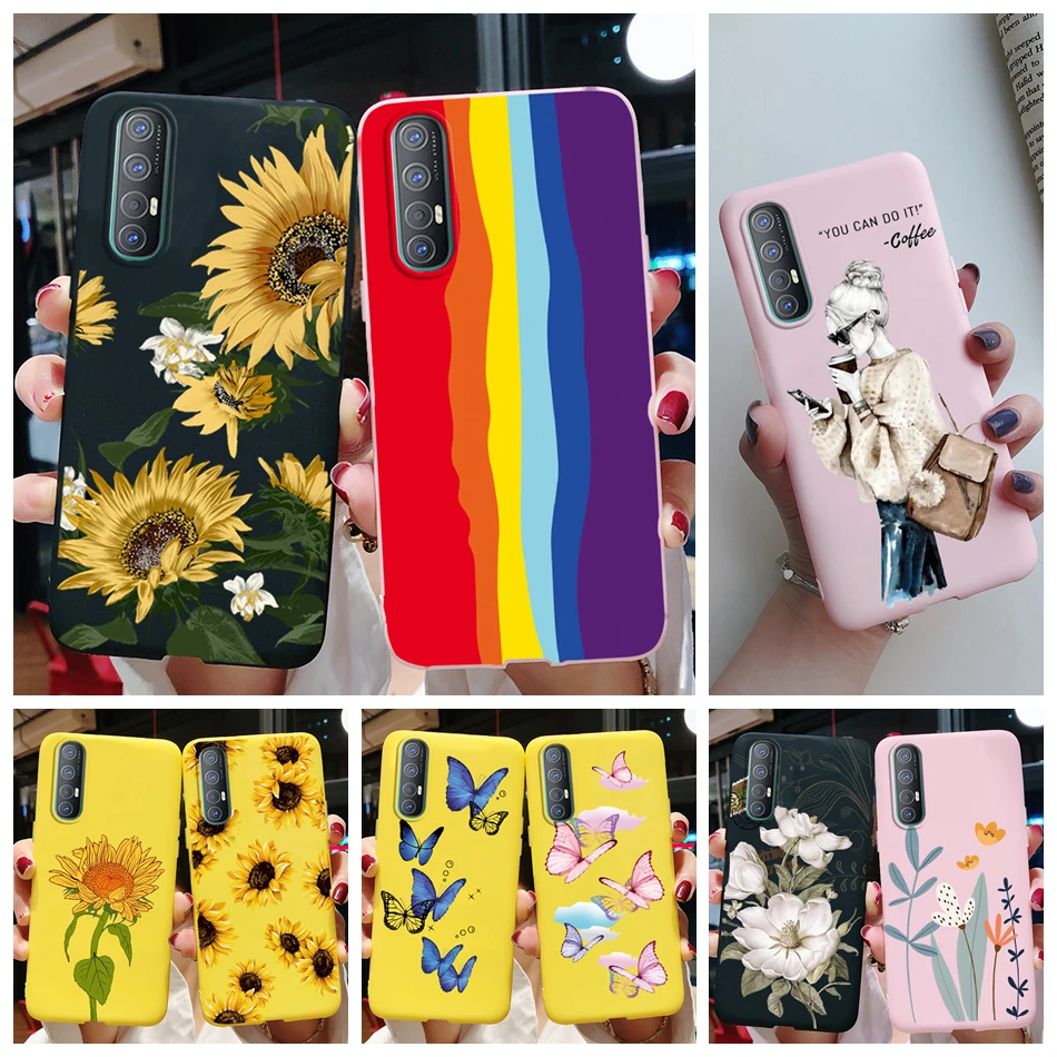 Per Oppo Find X2 Neo Case Cute Sunflower Heart Girl Custodia Morbida In Silicone Per Oppo Find X2 Neo X 2 Neo Case Fundas