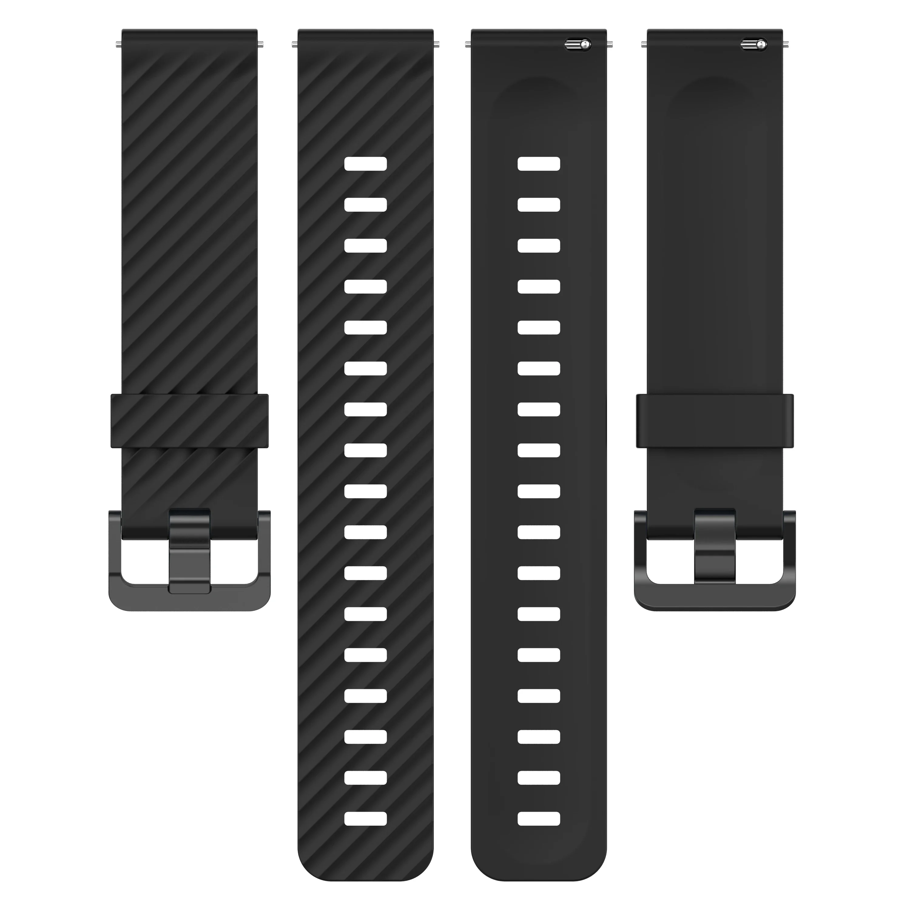Silicone Replacement Wristband Strap - 22mm
