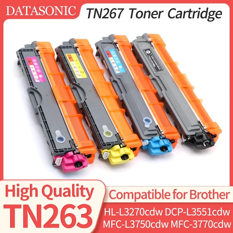 

Hong Kong TN263 TN267 toner cartridge Compatible for Brother HL-L3270cdw DCP-L3551cdw MFC-L3750cdw MFC-3770cdw Printer Cartridge