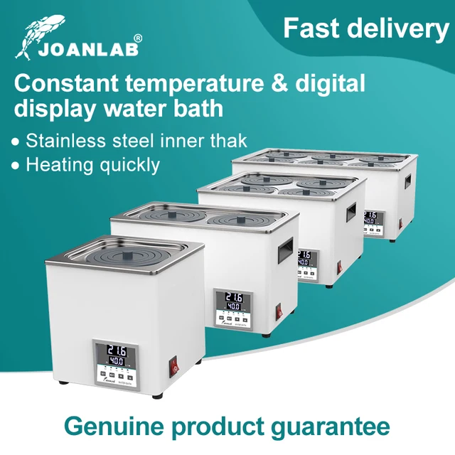 JOANLAB Water Bath Lab เครื่องทําความร้อน Thermostatic อุปกรณ์ดิจิตอลจอแสดงผล Lab อุปกรณ์คงที่อุณหภูมิเทอร์โมถัง 110 v 220 v 1