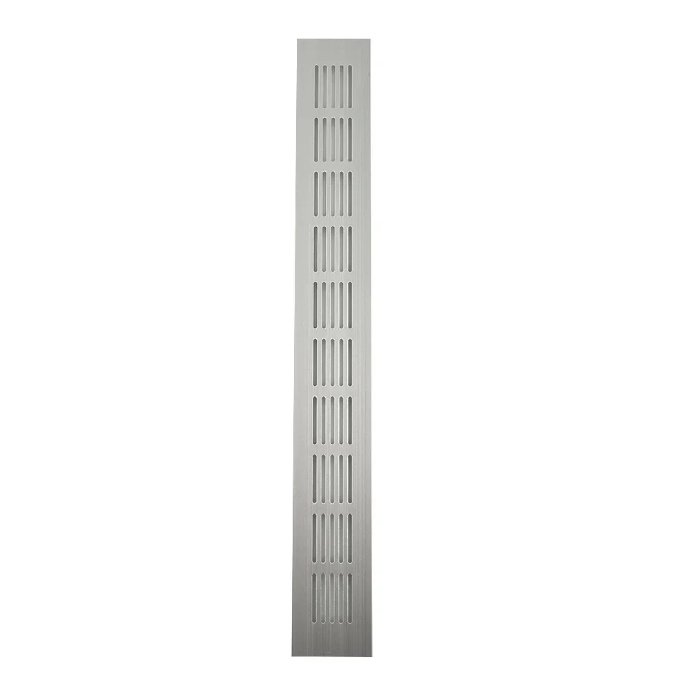 Air Vent Ventilation Grille Grille Cover Multi-size Rectangular Replacement Shoe Cabinets Silver Spare Parts Waterproof