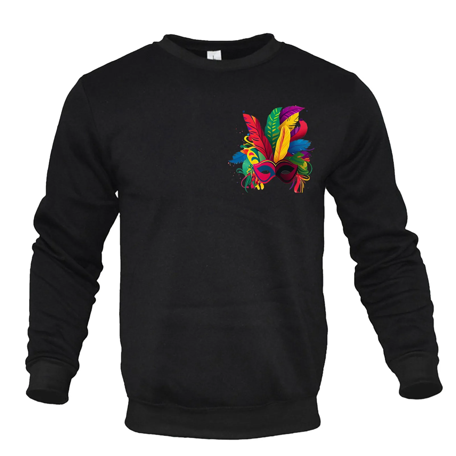 

Мужская Осенняя Карнавальная футболка, Повседневная футболка с круглым вырезом