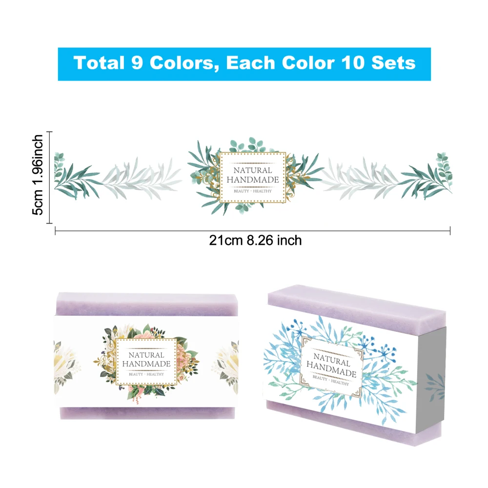 Рисунок 3 - 9 стилей оберточная этикетка