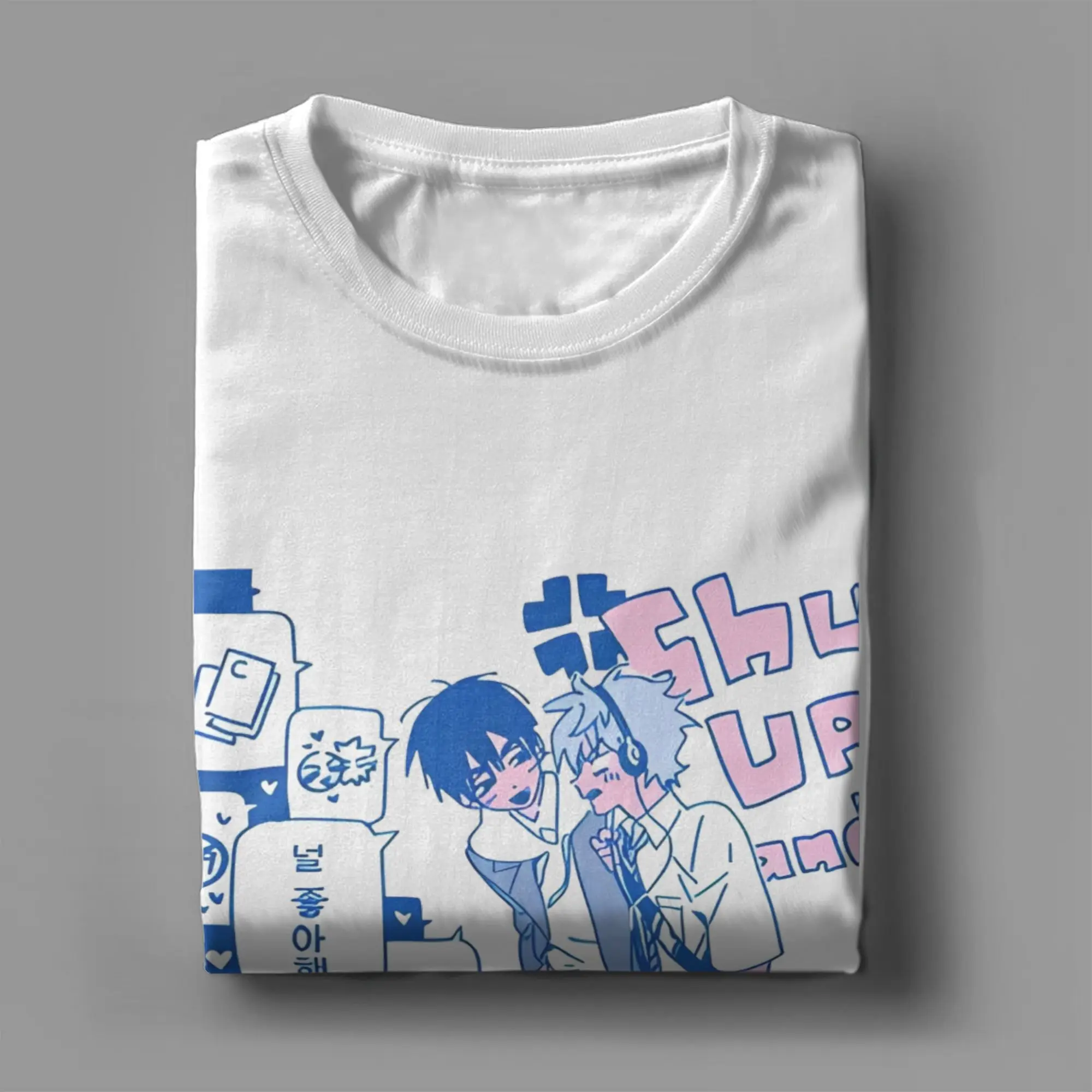 Men's Pure Cotton Vintage Crewneck T-Shirt - Short Sleeve Graphic Tee Gift Idea