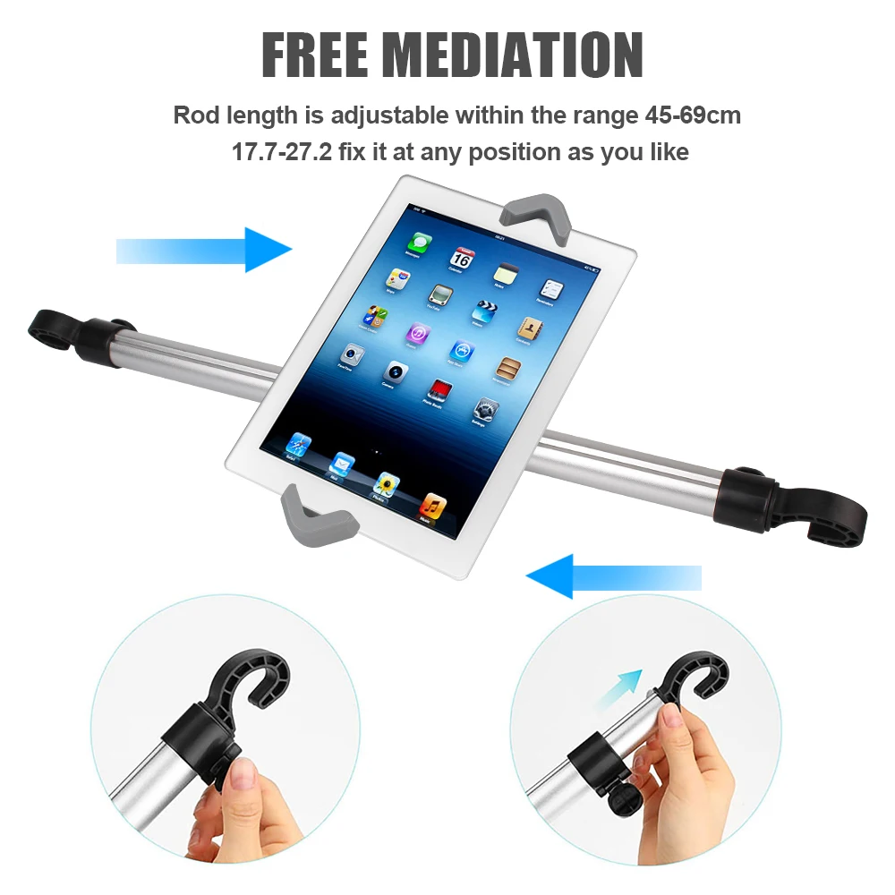 Holder For Tablet PC Auto For 7-11 Inch Universal Car Seat Tablet Headrest Holder Car Back Seat Mount Stand Holder