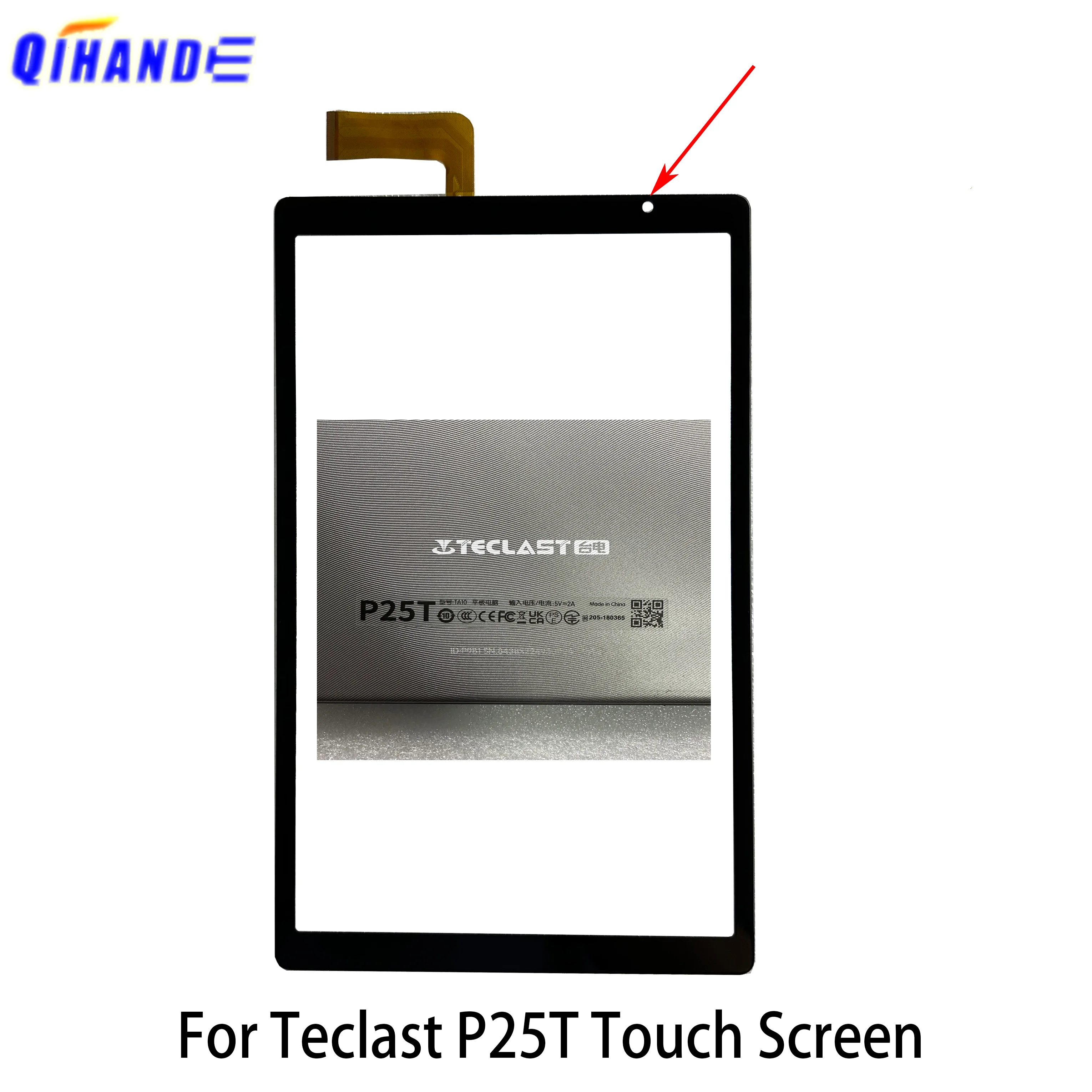 Polegada Tela de Toque de Vidro para Teclast P25t Tablet pc Sensor Digitalizador Painel de Tela Lcd Painel de Tela Px101g24a021 Px101a29a121 10.1