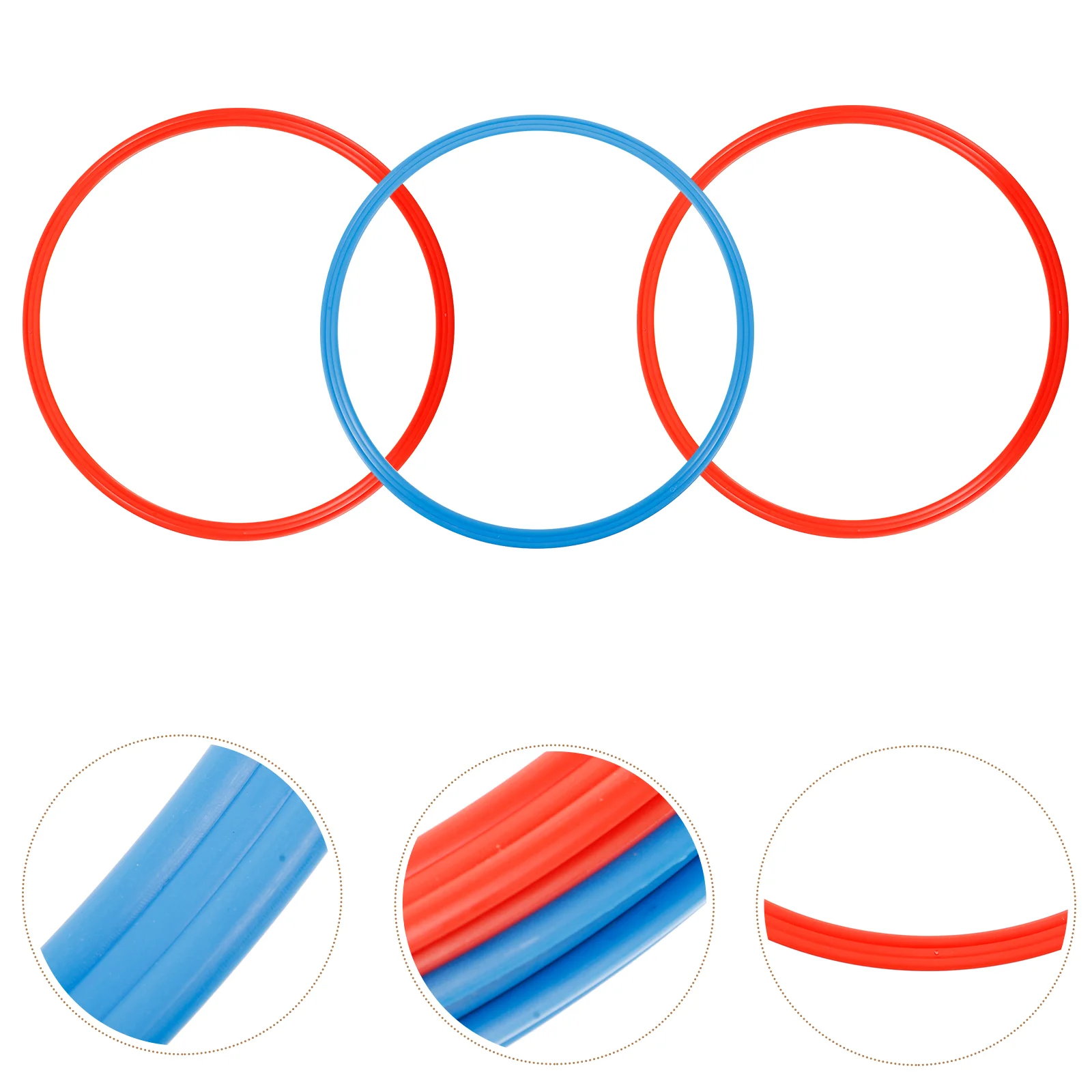 

6 PCS Sport Article Football Training Equipment Soccer Drills Rings Sports Accessories Agility