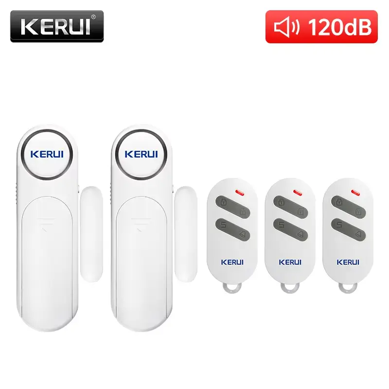 KERUI D121 120dB Wireless Door/Windows Sensor Alarm 300ft Anti-Theft Smart Remote Control For Kids Cabinet Safety Home Security - Image 13