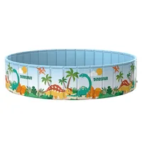 Grande piscine pour enfants, non gonflable, pliable, épaissie, pour la maison, l'extérieur, les jeux aquatiques en famille 2