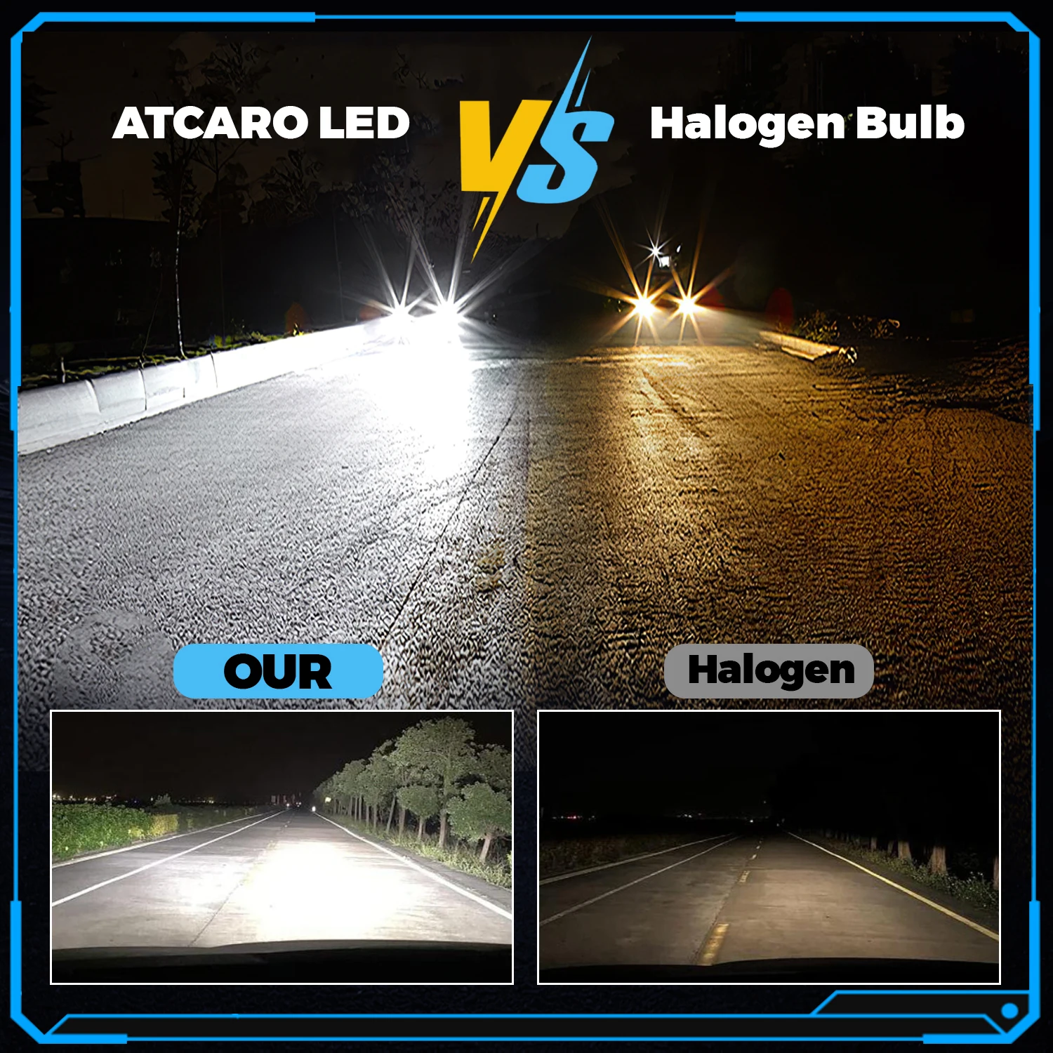 1500W H4 H7 LED Headlight H11 H8 H9 H1 H3 Car Fog Light LED Bulbs 9005 9006 Hb3 Hb4 Auto Driving Running Lamps 2000000LM 12V 24V led car lights led lights led bulbs led headlights led car headlights car headlamps