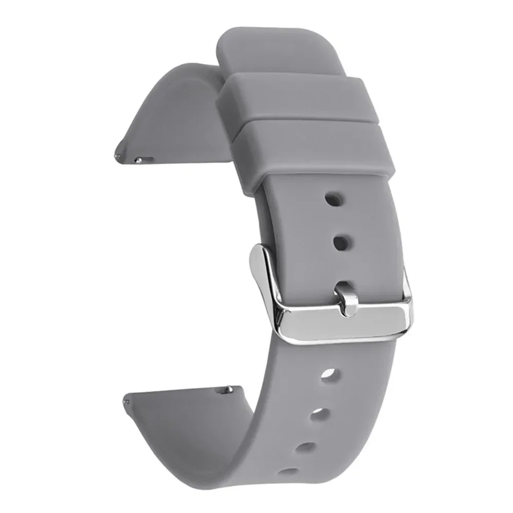 Universal Waterproof Silicone Sport Strap - Quick Release Soft Watch Band