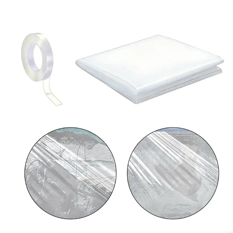 양면 테이프가 있는 자동차 창 덮개 필름 쉬운 설치 PVC 필름