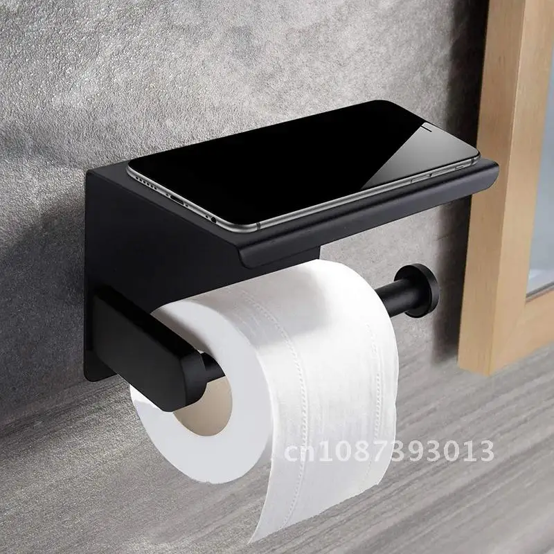 

Toilet Paper Holder Stainless Steel Bathroom Hardware Equipment for Wall Mounted Towel Holder Toilet Roll Holder Bathroom Shelf