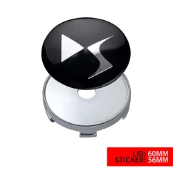 Sleek Car Wheel Center Cover Stickers - Auto Hub Cap Decoration Accessories (For DS - SLG)