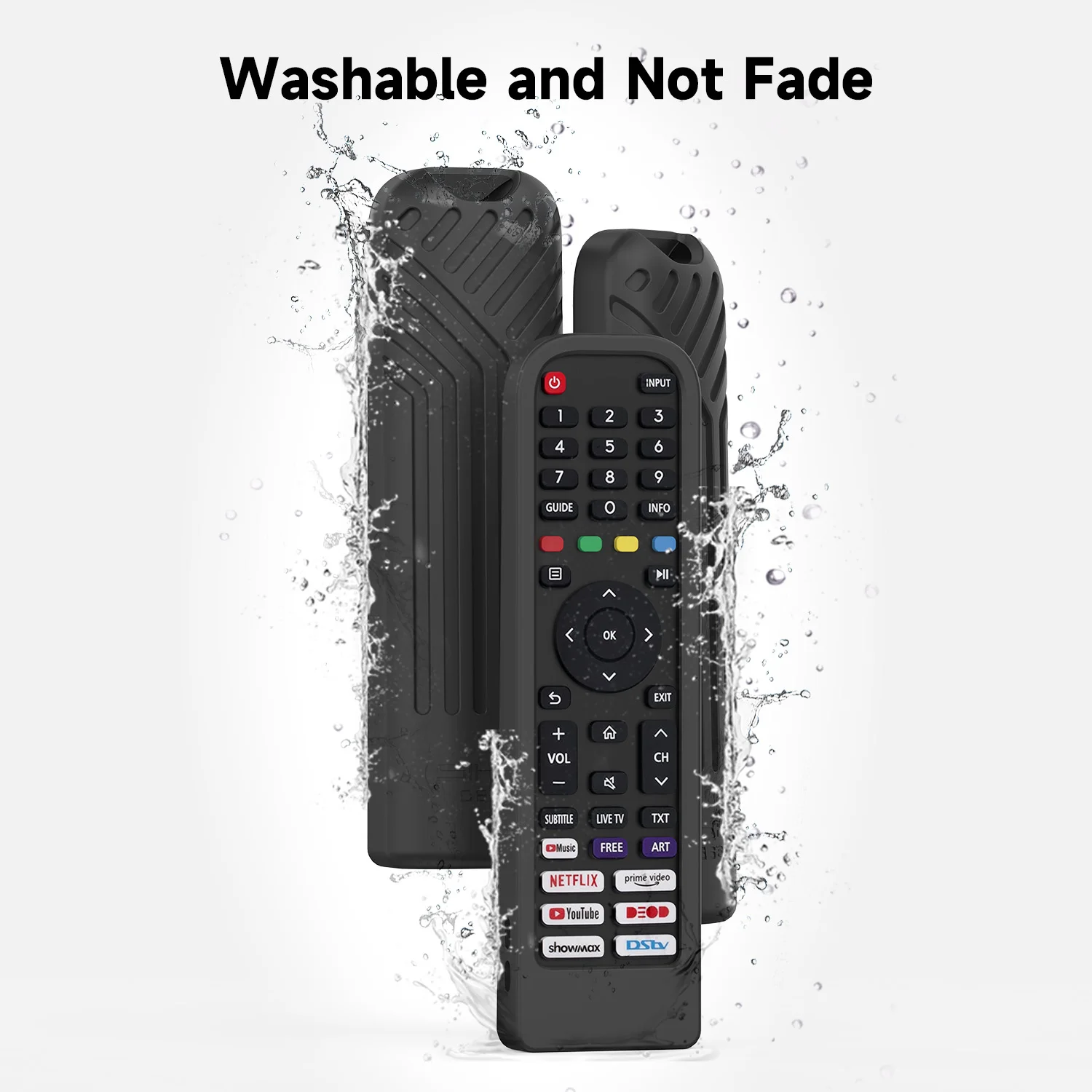 Silicone Case for Hisense EN2AI30H EN2P30H EN2G30H EN2H30H EN2D30H EN2B30H EN2J30H EN2A30 SMART TV A4FG A4CG VIDAA