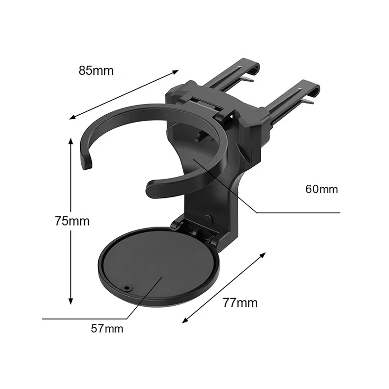 차량 에어벤트 컵홀더 접이식 음료 홀더 범용 자동차 물병 홀더 커피 주스 차 자동차 내부 액세서리