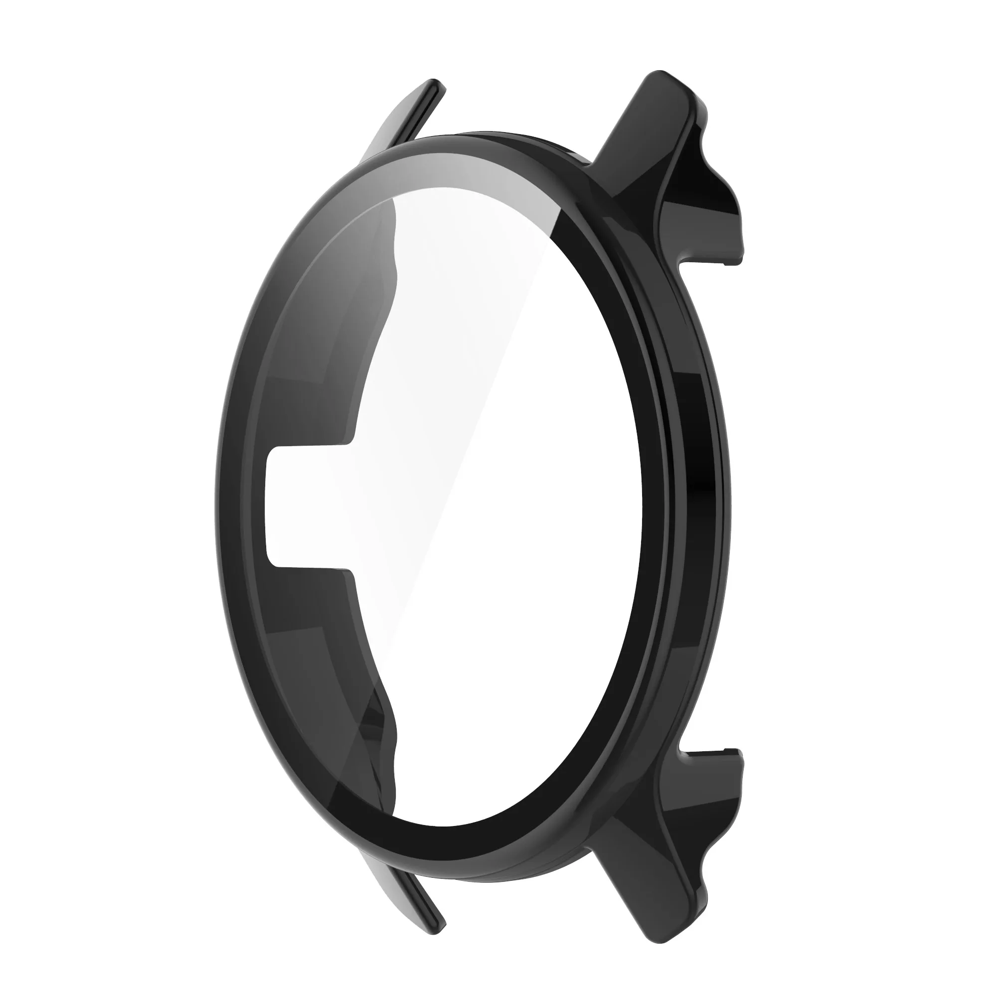Tempered Glass Screen Protector Case for Smartwatch - Full Coverage Protective Shell
