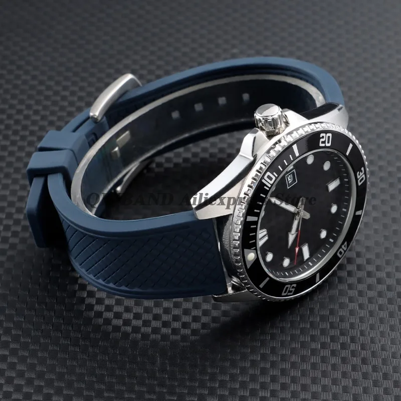 Premium Silicone Sports Watch Band - Waterproof Strap