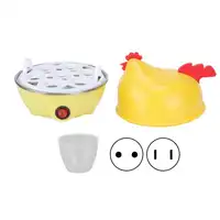 Electric Egg Cooker 350W 7 Egg Capacity Automatic Shut Off Mini Breakfast Machine Multifunction Chicken Shape Rapid Egg Boiler 2