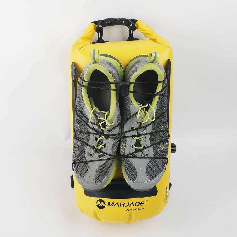 20L Backpack Organizer Dry Wet Separation Outdoor Storage Backpack Collapsible Lightweight for Kayaking Rafting Boating Swimming