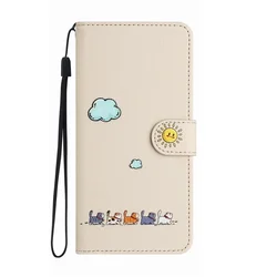 Luxury Book Flip Stand Wallet Cover - Stylish Protective Phone Case - 6Plus or 6S Plus (Creamy T3)