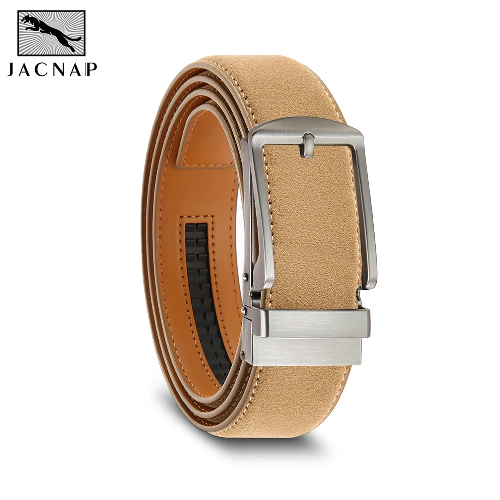 Men's Stylish PU Leather Automatic Buckle Belt