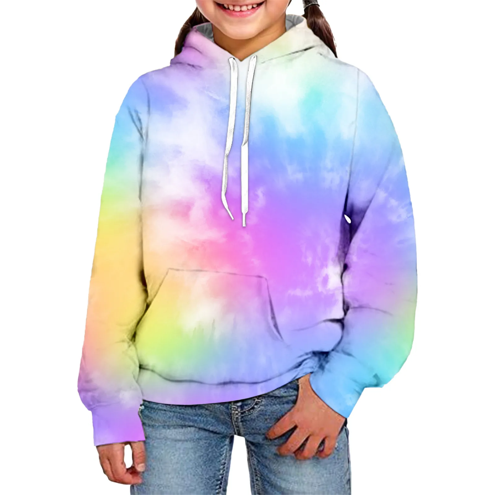 

Детская толстовка с цифровым 3d рисунком, Детская толстовка с принтом Tie Dye, пуловер, свитшот, Детская осенняя одежда 2024