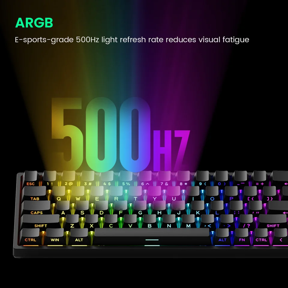 MonsGeek FUN68 HE メカニカルキーボード 65% 磁気スイッチラピッド