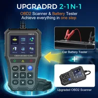 Code Reader Fault Code Scanner Multi-language YM519 Car Diagnostic Tool OBD2 Code Reader Check Engine System Battery Tester 2