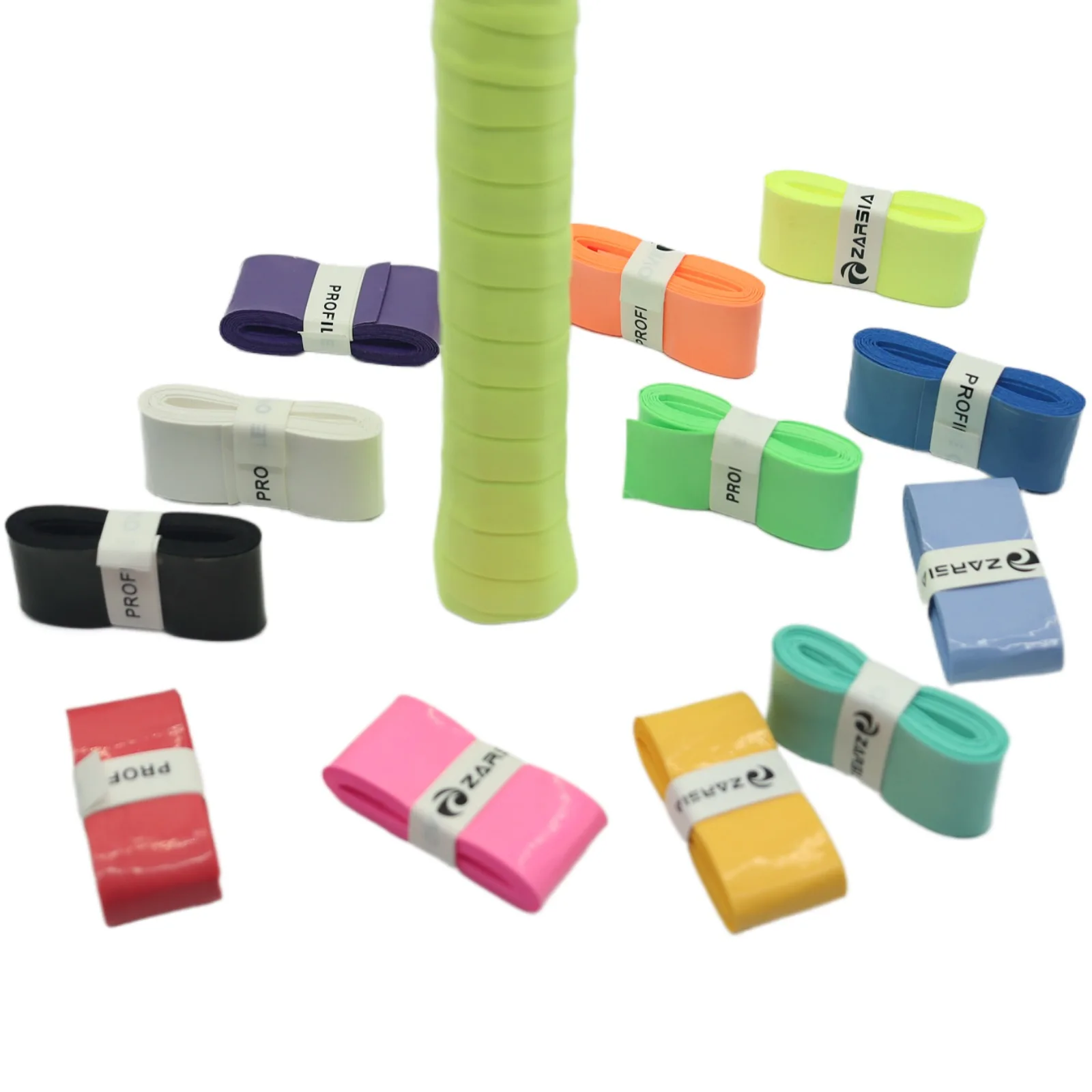 60 Pz Zarsia Antiscivolo Tennis Overgrip Viscose Sweatband Assorted Wraps Tapes Paddle Racket Badminton Overgrips