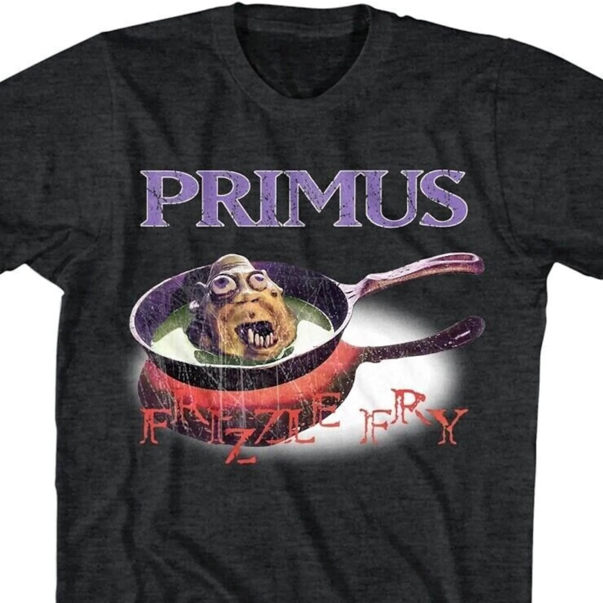 Primus Maglietta Da Uomo Frizzle Fry Album Retro Tees