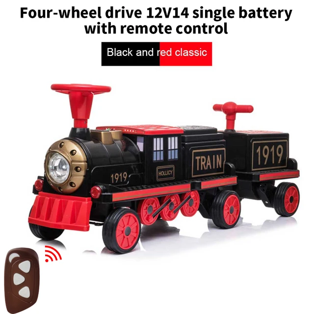 Electric Train Toy Car Railway and Tracks Steam Locomotive Engine Diecast Educational Game Boys Toys for Children Kid Gift 5