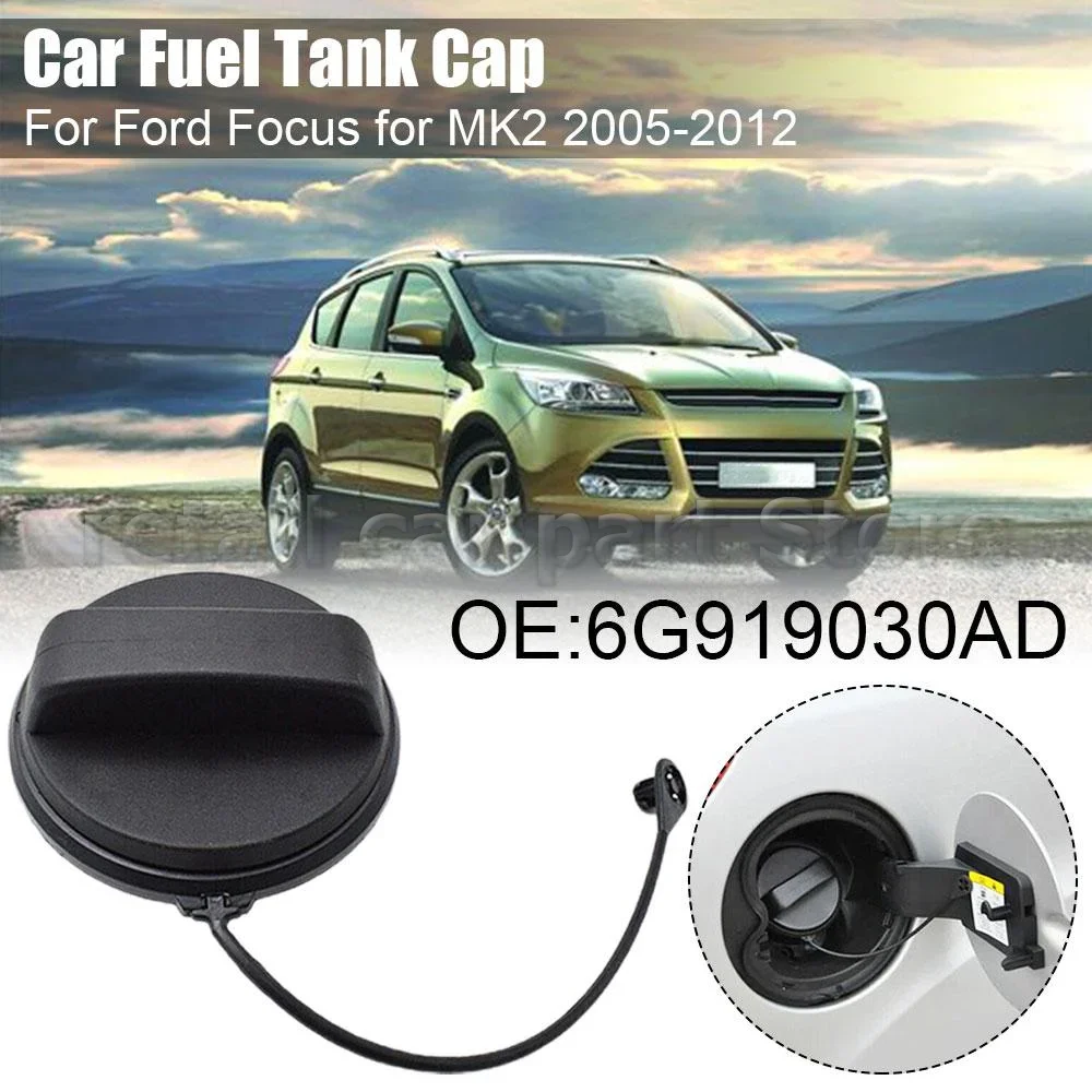 Car Petrol Fuel Gas Oil Tank Filler Cap Cover 6G919030AD For Ford Focus MK2 2005 2006 2007 2008 2009 2010 2011 2012 Auto Parts