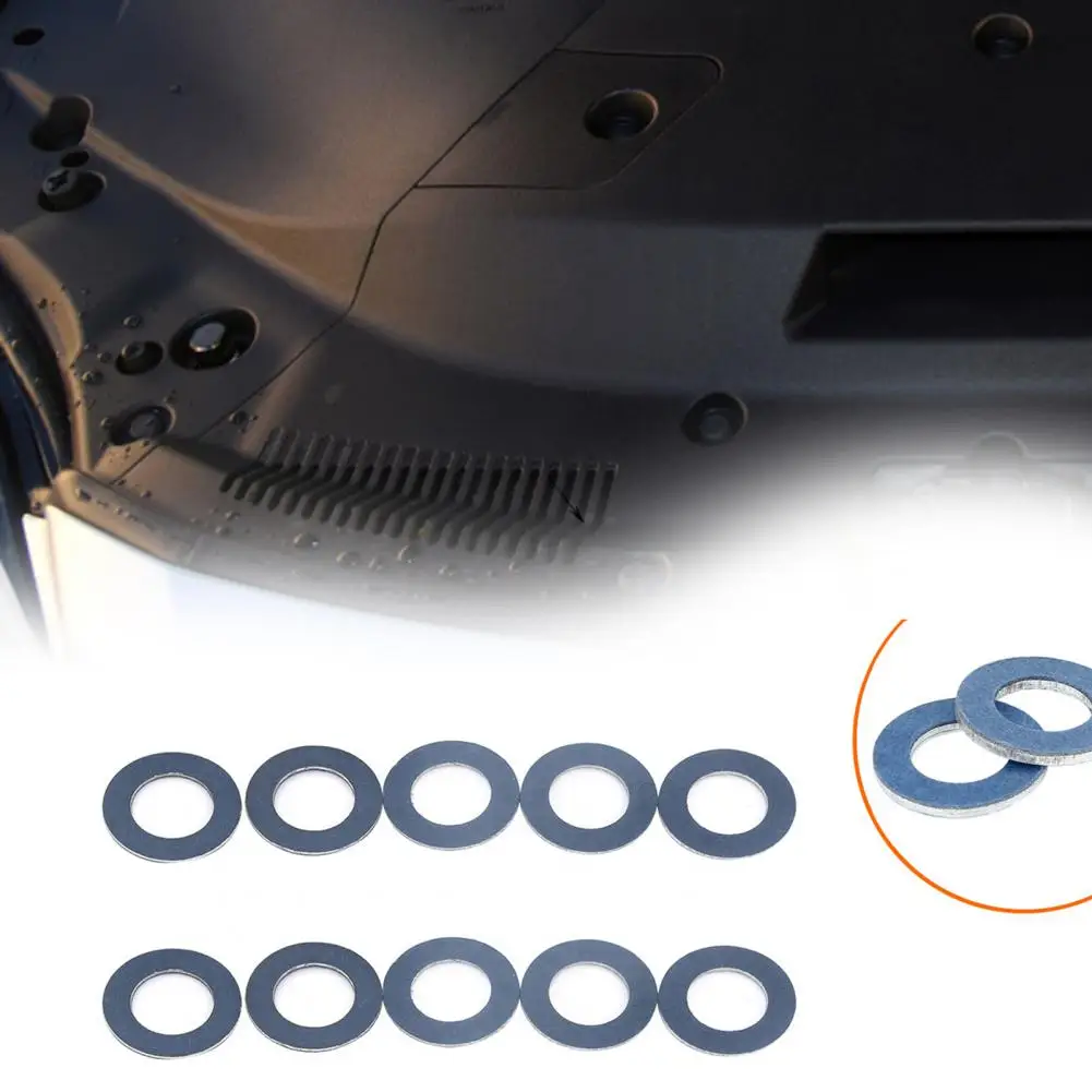 Oil Drain Screw Gaskets 10Pcs High-quality Wear-resistant Blue Oil Drain Gaskets 9008043037 90430C0005 9043012031