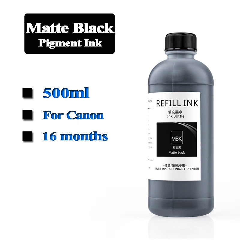 500ml PFI-107 102 104 pigment & Dye ink For Canon IPF 500 700 710 650 655 750 755 600 610 760 765 670 680 685 770 780 printer dye ink kit,ink refill kit,dye ink refill,inkjet printer ink,ink cartridge refill kit,ink refill